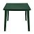Купить Стол пласт. квадрат. 80*80*71 см (темно-зеленый) (1) "Стандарт пластик"