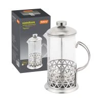 Купить Чайник завар. стекло "ROMBO" 800 мл (1/12) "MALLONY"