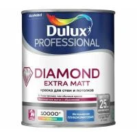 Краска В/Д Dulux Diamond Extra Matt глубокоматовая BW 1л