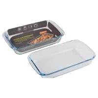 Купить Форма для запекания стекл. "FELICITà"  1 л, прямоуг., с ручками (1/12) "MALLONY"