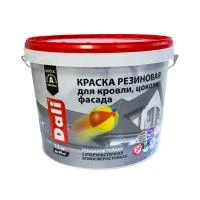 Краска резиновая красно-коричневая 12кг Dali 50278 Краска резиновая красно-коричневая 12кг Dali 50278