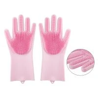 Купить Перчатки силикон. хозяйств. HM26209  34*16 см (1/20/80) "Рыжий кот"