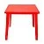 Купить Стол пласт. квадрат. 80*80*71 см (красный) (1) "Стандарт пластик"