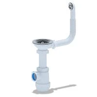 Купить Сифон АНИ Грот  с круг переливом для мойки  АО142S