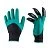 Купить Перчатки садовые с пластиковыми когтями (4 шт.) GG-4 (1/12/120) "PARK"