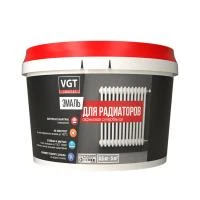 Эмаль для радиаторов ВГТ ВД-АК-1179 Акриловая полуглянцевая Супербелая 0,5кг 274854