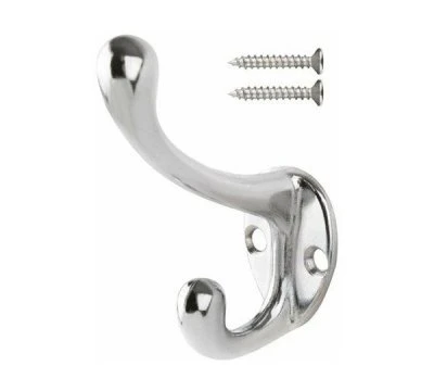 Купить Крючок двойной верт хром FIT 66897