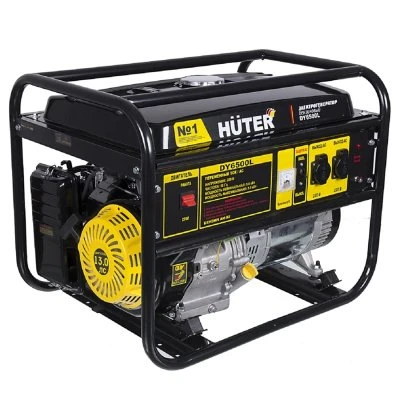 Купить Бензиновый электрогенератор DY6500L 6,5кВт Huter