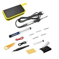 Купить Паяльник цифровой SI10 80вт с набором аксессуаров 12 предм. (1/40) "DEKO" 065-0400