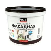 Краска ВД-АК-1180 Фасадная Белоснежная 7кг ВГТ 17869