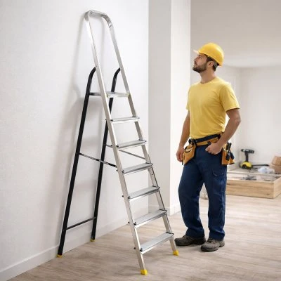 Купить Стремянка комбинированная 5 ступеней (1) "Алюмет"