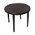 Купить Стол пласт. круглый 90*90*71 см (шоколад) (1) "Стандарт пластик"