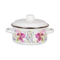 Купить Кастрюля эмалиров. "Мозаика" белосн. 3 л (1/6) "Стальэмаль" 1RB201M