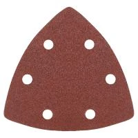 Купить Треугольник шлифовальный на липучке 80*80*80 мм, р80, набор 5 шт. (1/250) "PATRIOT" 820010302