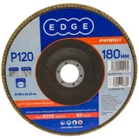 Купить Круг лепестковый торцевой P120  180 х 22,23 мм (1/10) "EDGE BY PATRIOT" 819010016