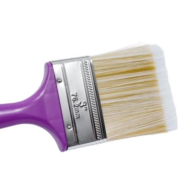 Купить Кисть плоская KRAFOR №3 искуств щетина пласт. ручка 75мм 49202