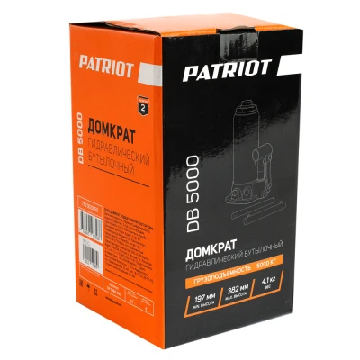 Купить Домкрат бутылочный PATRIOT DB 5000 5 T