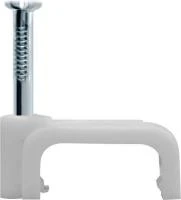 Купить Скоба плоская Navigator 8мм 20шт пластик  