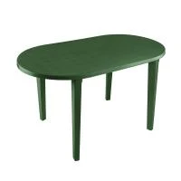 Купить Стол пласт. овальный 140*80*71 см (болотный) (1) "Стандарт пластик"