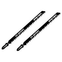 Купить Пилки д/лобзика по дереву Практика Т344D 132х110мм быстрый рез 2шт