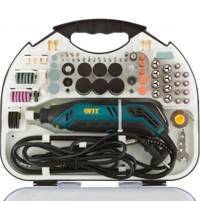 Купить Машина гравировальная с набором насадок 210шт 130Вт FIT 80598