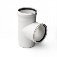 Купить П/П Тройник 87* 110х110 белый РТП 07712