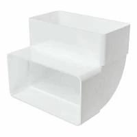 Купить Колено верт. 90*  60х120мм 612КВП