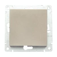 Купить Выключатель UNIVersal Афина СУ 1 клавишный шампань А0021