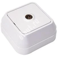 Купить Розетка Makel ОУ TV  проходная белая 45107