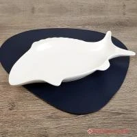 Купить Блюдо сервировочное "Маршмеллоу" 40,5*20,5*3,5 см, фарфор (1/4/12) "NOUVELLE HOME" 0530238