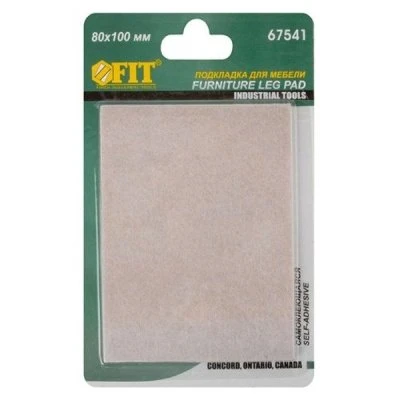 Купить Подкладка д/мебели 1шт 80х100мм FIT 67541