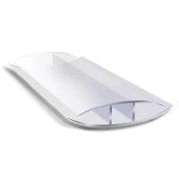 Профиль коньковый 8-10мм прозрачный 6м