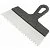 Купить Шпатель Фасадный зубчатый КЕДР нерж сталь, пласт. ручка 250мм зуб 6х6мм  51317