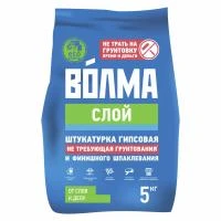 Штукатурка гипсовая Волма Слой 5кг белая