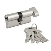 Купить Механизм цилиндровый ЛПВ-70 ключ/вертушка  хром 261240