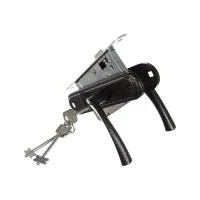 Купить Замок врезной Зенит 9-4,2 серебро с ручками 