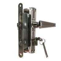 Купить Замок врезной Зенит 4-3,01 хром с ручками 