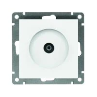 Купить Розетка UNIVersal Афина СУ TV белый А0027