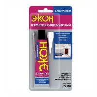 Герметик ЭКОН Силикон Санитар Белый 70мл Хенкель 24518