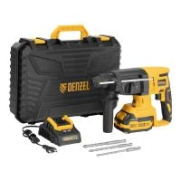 Купить Перфоратор бесщеточный аккумуляторный Denzel RHH-BL-20-28 26707
