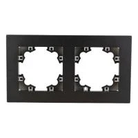 Купить Рамка UNIVersal Афина СУ 2-я графит А0044