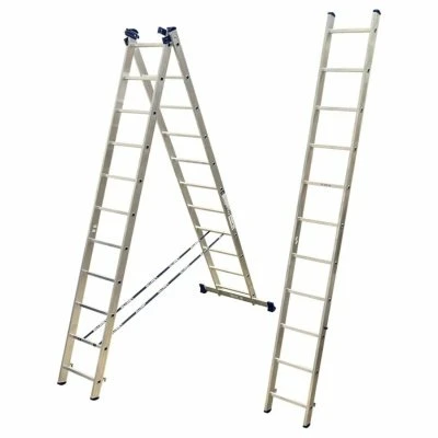 Купить Лестница-стремянка 3 секции по 11 ступеней (1) "Алюмет"