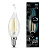 Купить Лампа светодиодная Ecola свеча на ветру матов Е14 6W 4000