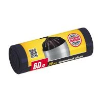 Купить Пакеты для мусора "Эконом"  60 л, рулон 20 шт. (черные) 9 мкм (1/35) "AVIKOMP"