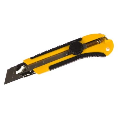 Купить Нож технический FIT 25мм усилен прорезинен 10326