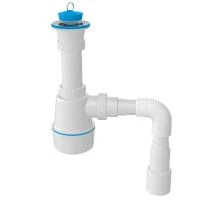 Купить Сифон д/к 1 1/2х40/50 70мм AQUANOVA 1060