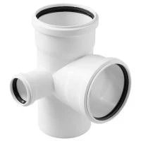 Купить П/П Крестовина 90* 110х110х50  левая белый РТП 07742