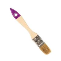 Купить Кисть плоская KRAFOR №1 натур щетина дерев. ручка  25мм 49192