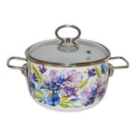 Купить Кастрюля эмалиров. "IRIS" белосн. 4 л (1/4) "VITROSS"  1SC205S