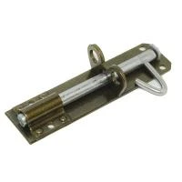 Купить Задвижка дверная ЗТ-150 антик бронза